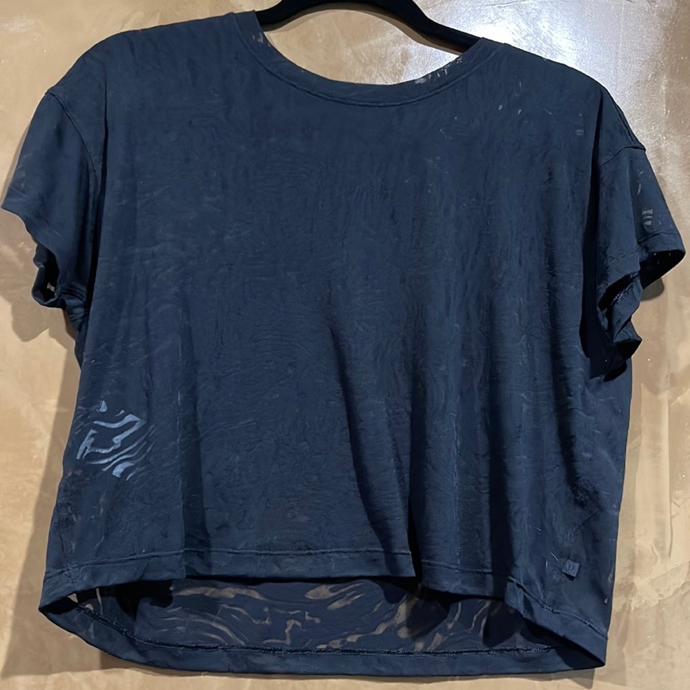 Lululemon All Yours Cropped T Shirt